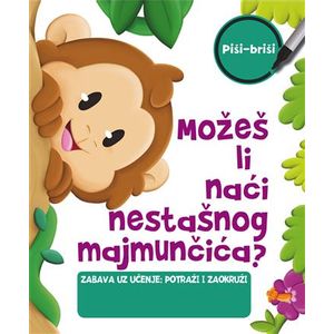 Piši - briši možeš li naći nestašnog majmunčića