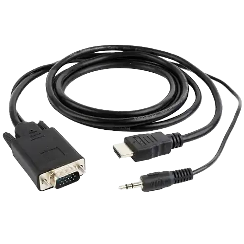 Kabl HDMI-VGA+Audio Gembird A-HDMI-VGA-03-6 1.8m slika 1