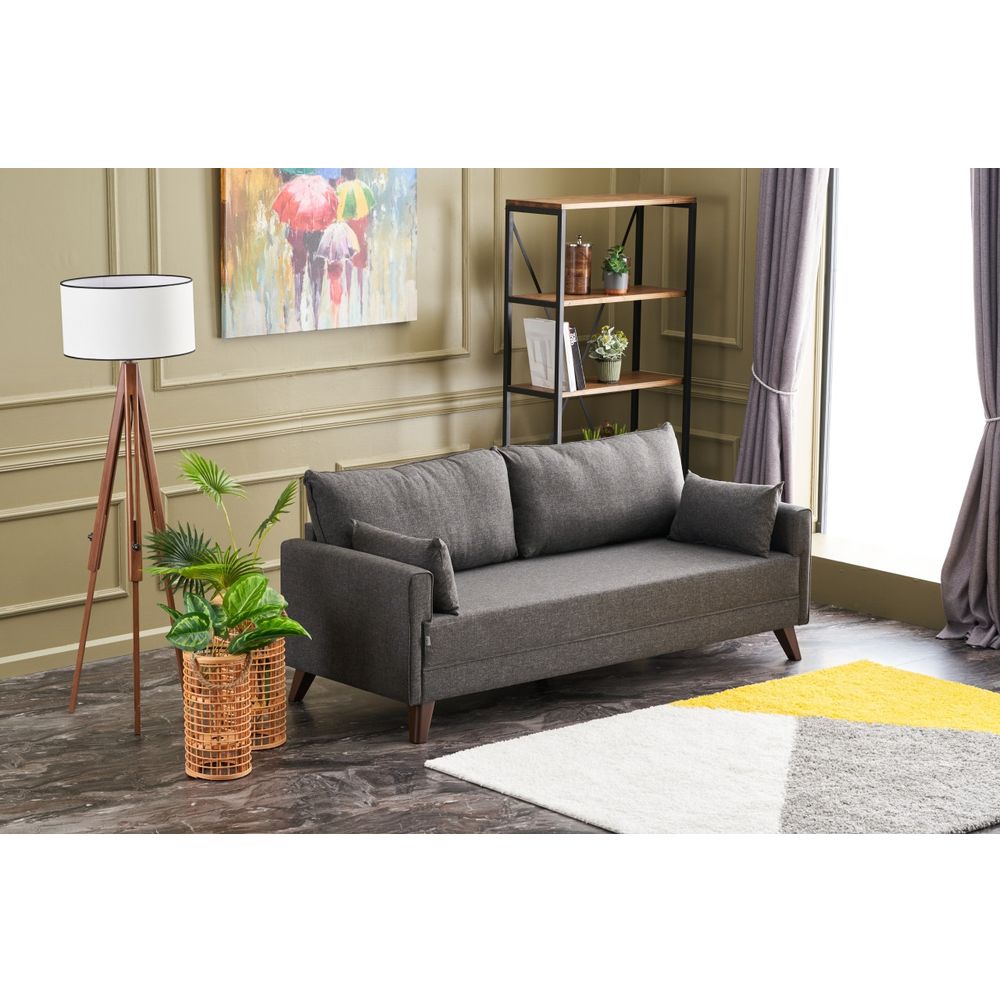 Trosjed Bella Sofa - Antracit Boja slika 2