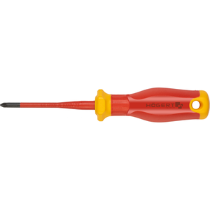 Hogert Odvijač izolirani PZ1/SL5 80 mm, 1000 V, S2, VDE