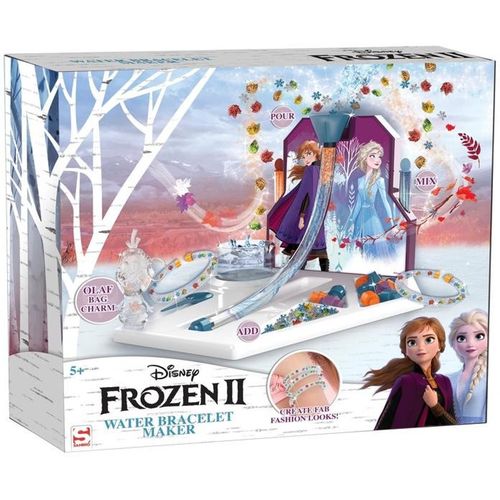 Frozen 2 Kreativni set za izradu vodene narukvice sa glitterima i ukrasima slika 1