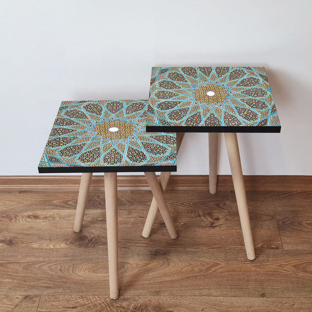Nesting stolovi 2Shp340 - (2 komada) - boje: višebojni slika 1