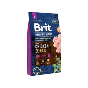 Brit Premium by Nature Adult S, za odrasle pse malih pasmina, 8 kg