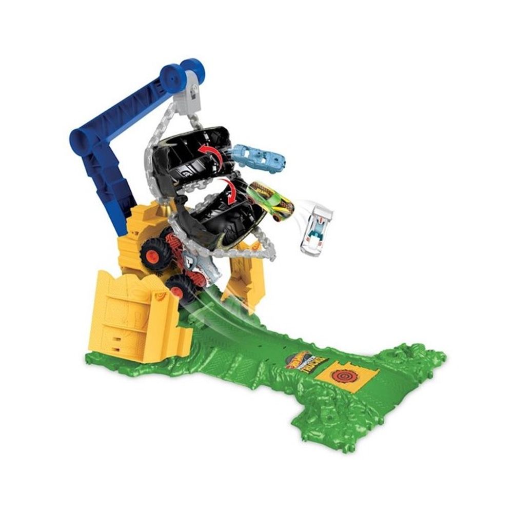 Hot Wheels HTP18 Monster Trucks Chargin’ Challenge slika 3
