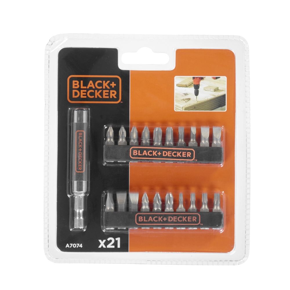 Black&Decker 21-djelni set nastavaka A7074 slika 1