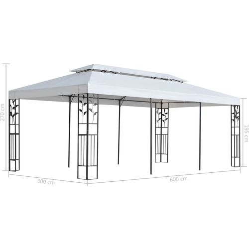 Sjenica 3 x 6 m bijela slika 29