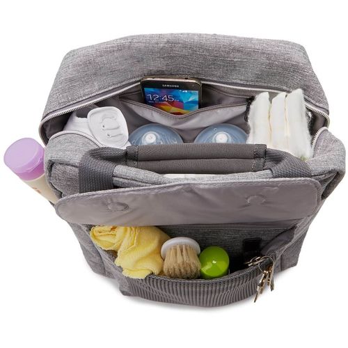 Ergobaby torba za pelene The Take Along - Grey Sport slika 5