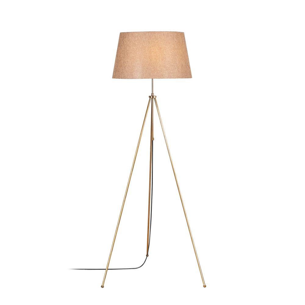 Tripod - Vintage Svjetiljka u Svijetlosmeđoj Boji slika 2