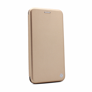 Torbica Teracell Flip Cover za Motorola Moto E7 zlatna