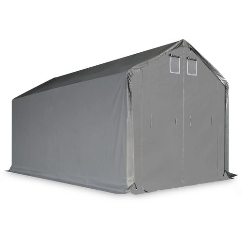 Skladišni šator od PVC-a 3 x 6 m sivi slika 14