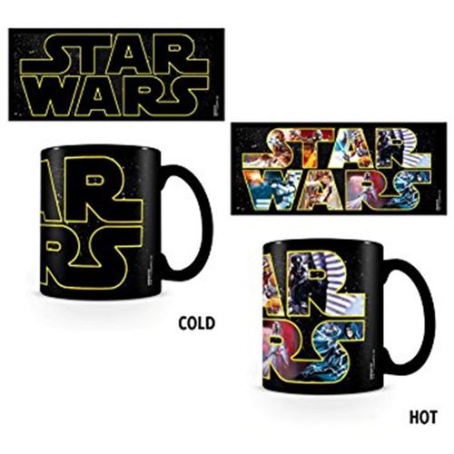 Star Wars Logo Characters šalica koja mijenja boju slika 1