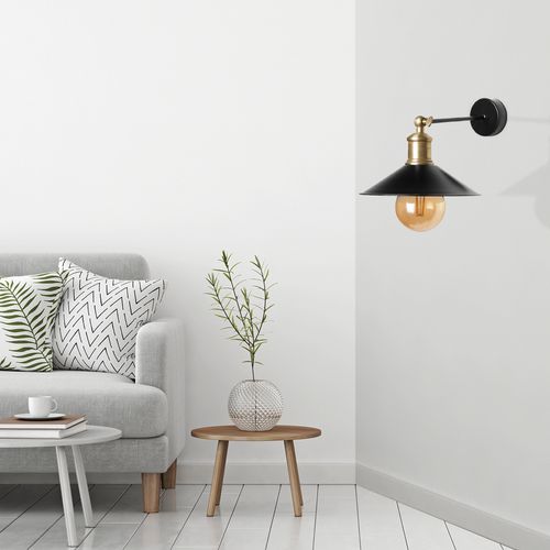 Emma metal başlıklı aplik Black Wall Lamp slika 1