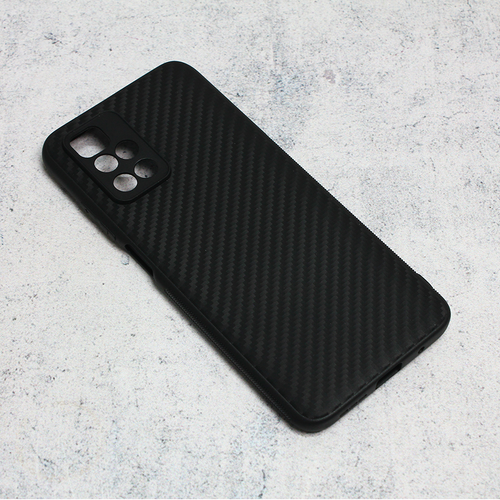 Torbica Carbon fiber za Xiaomi Redmi 10/10 Prime crna slika 1