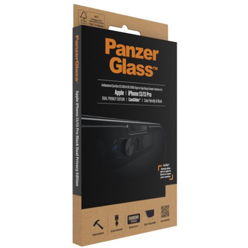 PanzerGlass zaštitno staklo Case Friendy CamSlider Privacy AB za iPhone 13/13 Pro slika 4