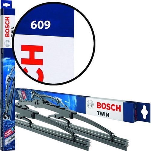 Metlica brisača klasična sa prskalicom set 60/60cm BOSCH Twin 609 slika 1