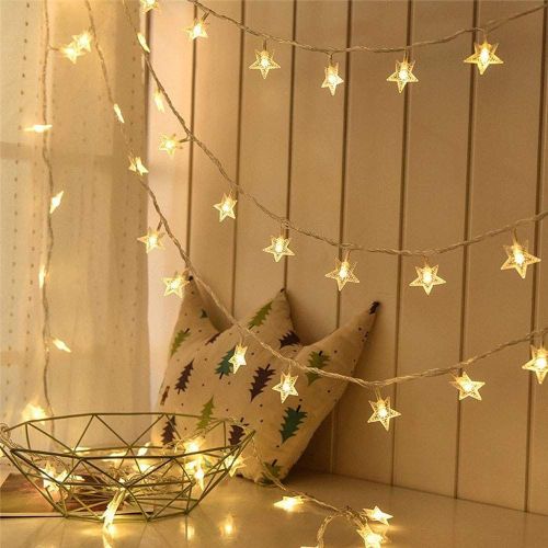 Led Garland Božićne lampice Zlatne zvijezde 391020 slika 2