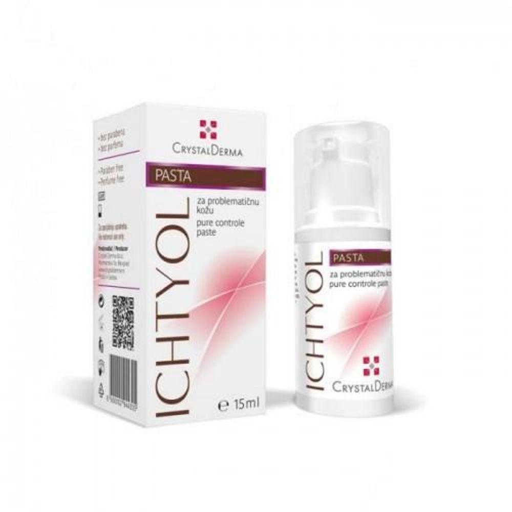 ICHTYOLPASTE 15 G CRYSTAL DERMA slika 1