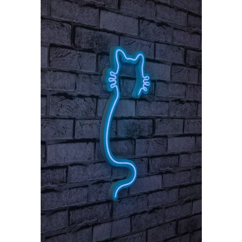 Wallity Ukrasna plastična LED rasvjeta, Cat - Blue slika 10