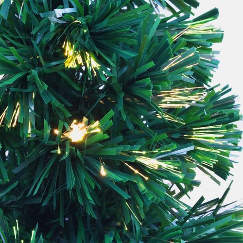 Umjetno božićno drvce s optičkim vlaknima 64 cm zeleno slika 16