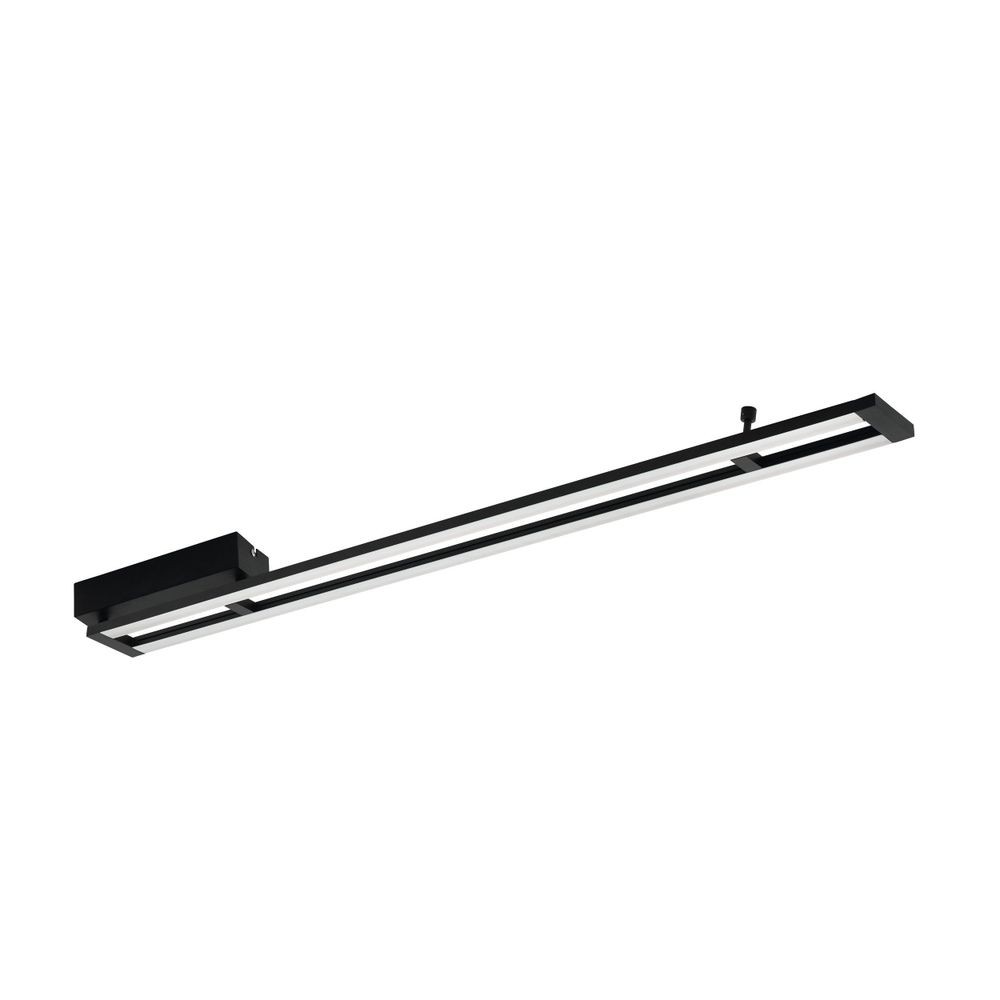 Eglo stropna rasvjeta amontillado led 2x13,5w 3000k 3500lm crno/bijelo š:8mm slika 1