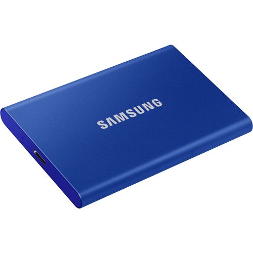 Samsung MU-PC500H/WW Portable SSD 500GB, T7, USB 3.2 Gen.2 (10Gbps), [Sequential Read/Write : Up to 1,050MB/sec /Up to 1,000 MB/sec], Blue slika 3