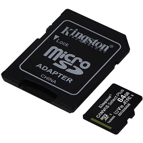 Kingston microSDXC, Select plus, Class10, 64GB slika 1