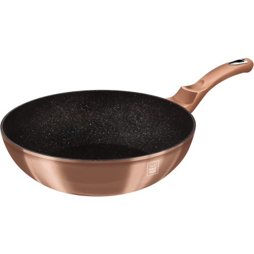 KAUFMAX WOK TIGANJ 28CM ROSE GOLD METALIC COLLECTION slika 3