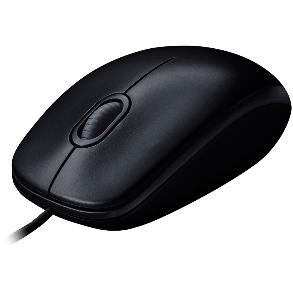 LOGITECH B100 Kablovski Miš - Crni - USB - B2B slika 2
