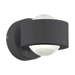 Eglo Treviolo spoljna zidna lampa/2, led, 3w, 900lm, ip44, liveni aluminijum/antracit/ staklo 