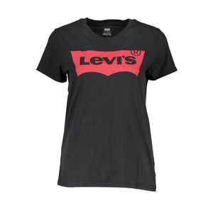 LEVI'S WOMEN'S SHORT SLEEVE T-SHIRT BLACK