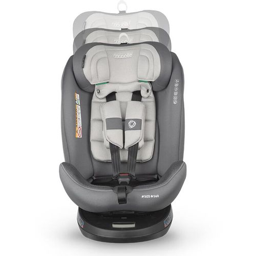 Coccolle® Autosjedalica Nova iSize 360° 40-150cm Isofix, Moonlit Grey slika 6