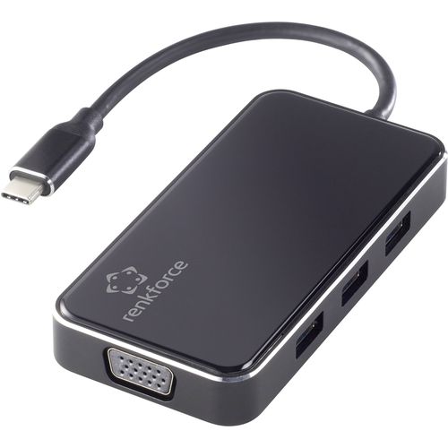 Renkforce RF-4613076 USB-C® mini priključna stanica   USB-C® Power Delivery slika 1