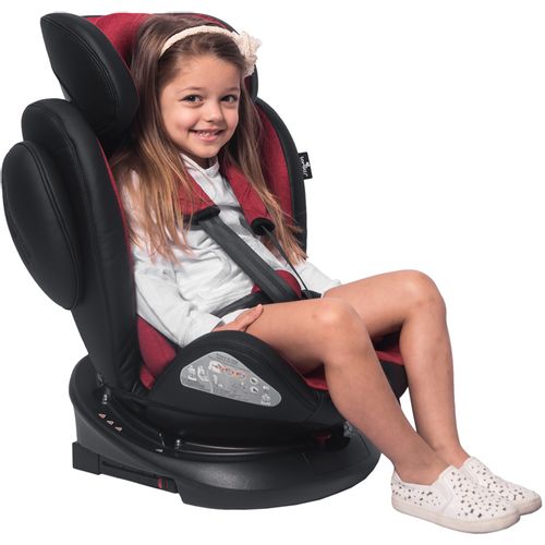 LORELLI AVIATOR Autosjedalica SPS 360° Isofix Black & Red 0-12 godina/0-36 kg (0+/1/2/3) slika 10