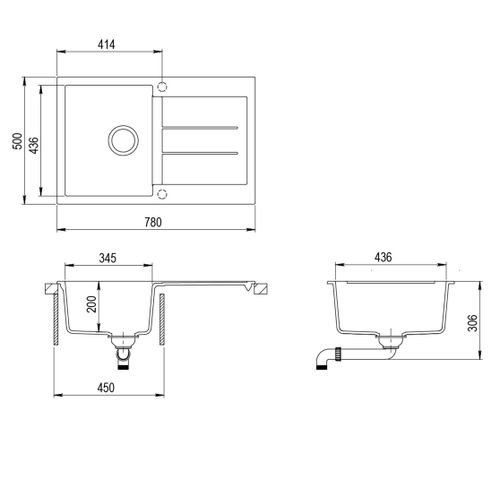 Set Tesa SQT101-AW + C01 crna slika 4