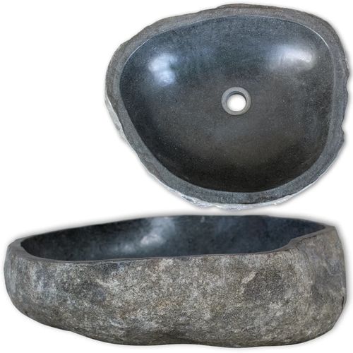 Umivaonik od riječnog kamena ovalni 45 - 53 cm slika 5