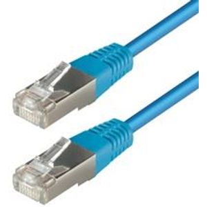 Transmedia S-FTP Cat5E Patch Kabel (RJ45), Blue 0,5m