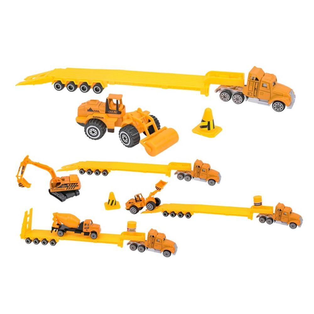 Globo Spidko Die Cast Transporter sa radnim vozilom, Sorto slika 1
