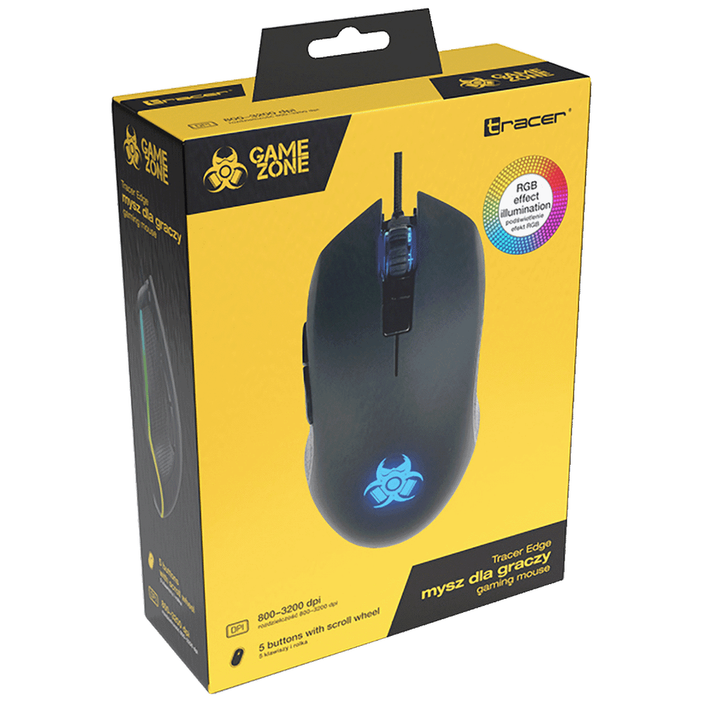 Tracer Miš optički, gaming, 3200 dpi, RGB, USB - GAMEZONE EDGE slika 5