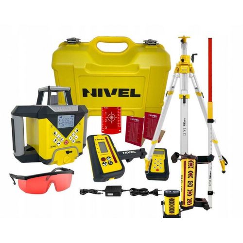 Nivel System NL740R digitalni rotacijski laser crveni 700m + SJJ1 + LS-24 slika 1