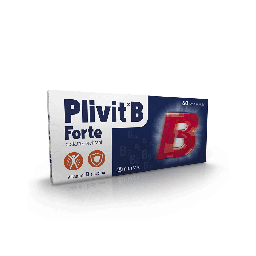 PLIVIT B FORTE A 60 KAPS slika 1