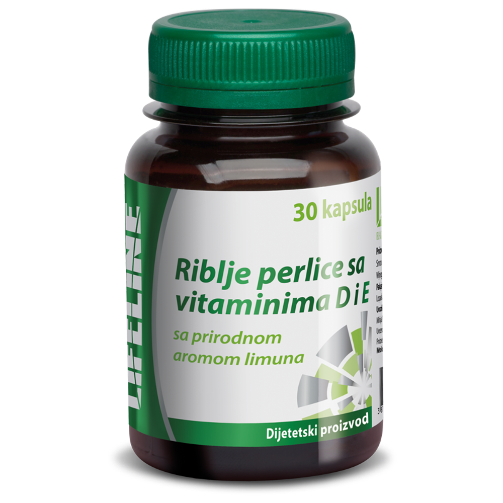 Riblje perlice D i E vitamini 30 Lifeline slika 1