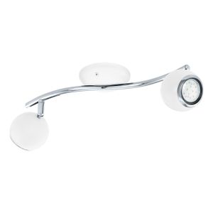 Eglo Bimeda reflektor/2, led, gu10, 2x3w, 2x240lm, bijela/krom 