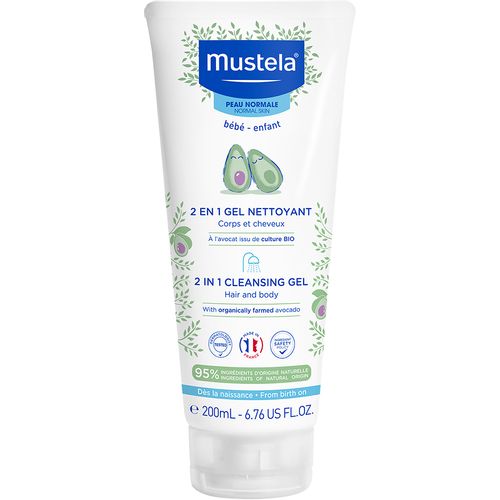 MUSTELA® 2u1 šampon za pranje kose i tela 200ml slika 1