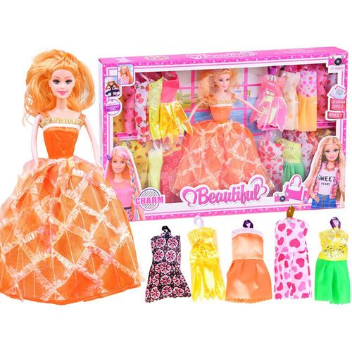 Lutka i garderoba - narančasta slika 1
