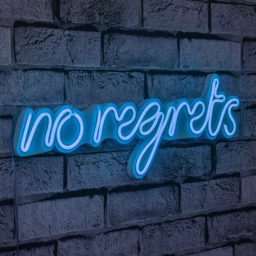 Wallity Ukrasna plastična LED rasvjeta, No Regrets - Blue slika 9