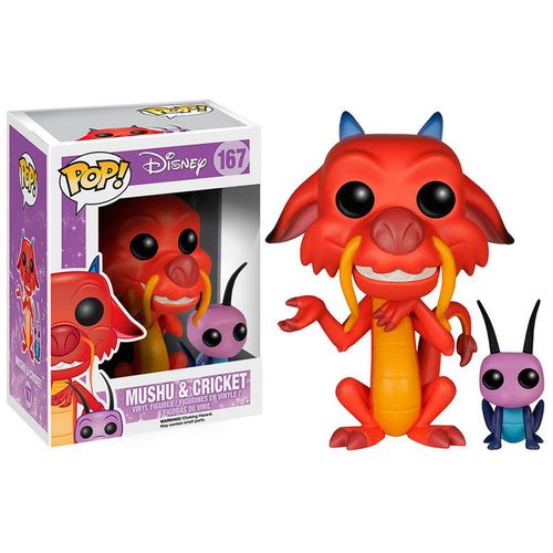 POP Vinyl Figure Disney Mulan Mushu & Cricket slika 2