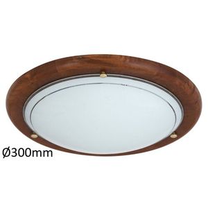 Rabalux Fa Ufo plafonjera D30 E27 60W hrast opal