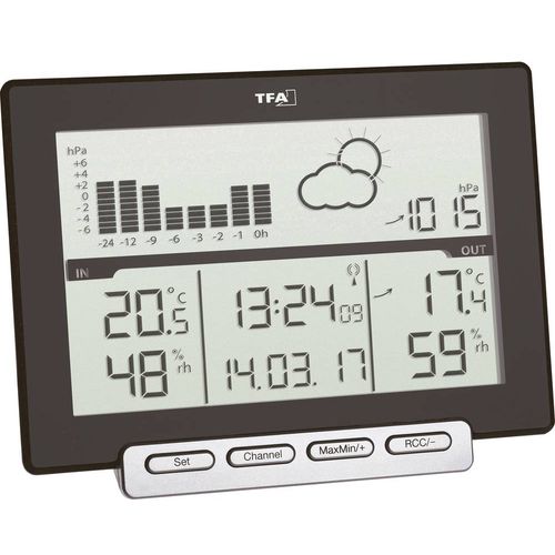 TFA Dostmann Meteo Sens 35.1139.01 bežična vremenska stanica Predviđanje za 12 do 24 sata slika 1