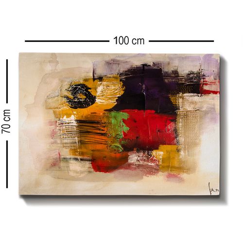 Kanvas Tablo (70 x 100) - 171 Multicolor Decorative Canvas Painting slika 3