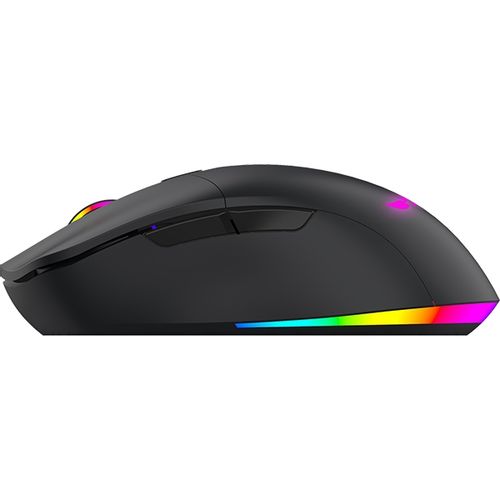 Gaming miš BYTEZONE Morpheus bežični-žičani / RGB (16,8M boja) / max DPI 10K / optička / mat UV premaz (crna) slika 7